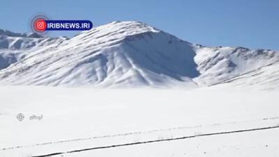 ببینید/ ارتفاع برف در این منطقه به 5متر رسید