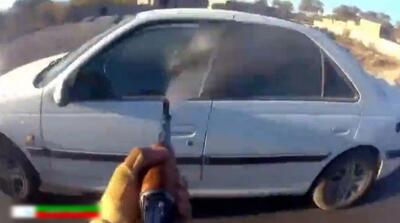 لحظه دلخراش حمله افراد مسلح به فرمانده پلیس سیستان و بلوچستان + فیلم