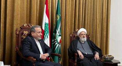 دیدار عراقچی با نایب رئیس مجلس اعلای شیعیان لبنان