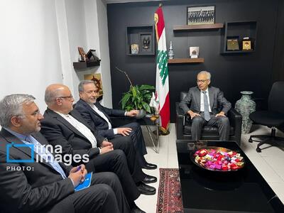 دیدار وزیر خارجه با وزیر اقتصاد لبنان