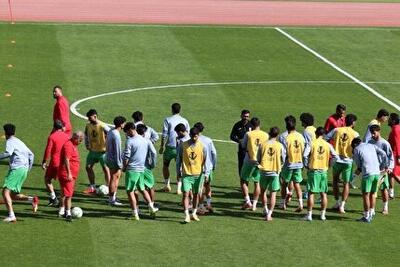 برگزاری تمرین امیدها پس از بازی با کره جنوبی در ۲ گروه