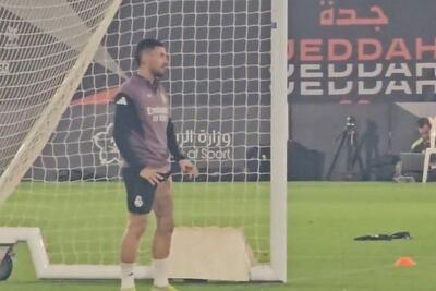 عکس؛ تمرین دنی سبایوس در پست دروازه‌بان