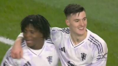 گل دوم منچستر یونایتد به برنلی (دبل بنجامین ششکو)