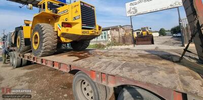 حراج 2 دستگاه ماشین الات سنگین زیر قیمت (شهردرای) شامل :  لودر H مدل 2009 ،  کمپرسی بنز