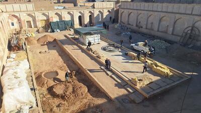  بازدید وزیر میراث از موزه در حال ساخت صدرالعلمای یزد