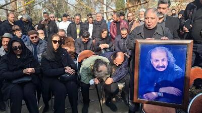 خاکسپاری سعید پیردوست در قطعه هنرمندان/ تصاویر