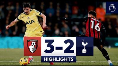 ویدیو| خلاصه بازی بورنموث ۳ - تاتنهام ۲/ این بازی سراسر هیجان را از دست ندهید!