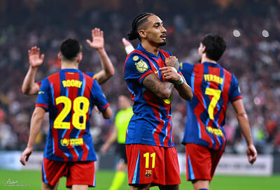 بارسلونا با جشنواره گل فینالیست شد/ آتش بازی کاتالان‌ها در سوپرجام