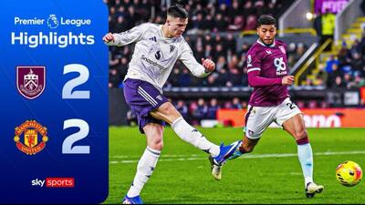 ویدیو| خلاصه بازی برنلی ۲ - منچستریونایتد ۲/ اخراج آموریم و بریس ششکو برد نیاورد!