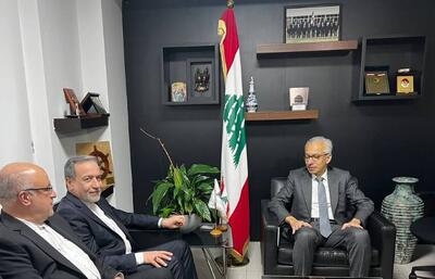 دیدار وزیر خارجه با وزیر اقتصاد لبنان