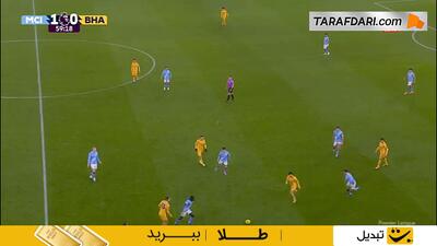 گل کائورو میتوما به منچسترسیتی (منچسترسیتی 1-1 برایتون) - پارس فوتبال