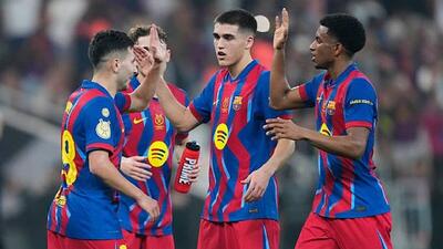 نمایش مقتدرانه بارسلونا در سوپرجام - پارس فوتبال
