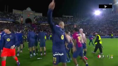 ویدئو: شادی در اردوی بارسا پس از تحقیرِ بیلبائو - پارس فوتبال