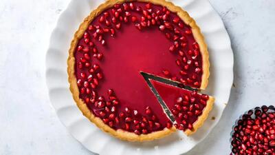  چیزکیک انار؛ تلفیق لطافت و طراوت + فیلم