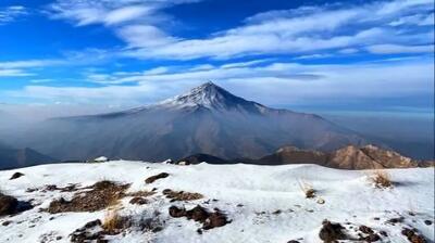 شگفتی هایی از قله دماوند؛ تصویری که شما را مسحور می کند