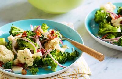 طعم دلنشین سبزیجات در خوراک گل کلم + فیلم