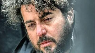  عکس های بدترین روز عمر محسن کیایی /  بهرام رادان، محمد علیزاده، علی شادمان به همراه تاج گل اعیانی فرهاد اصلانی به دیدنش رفتند
