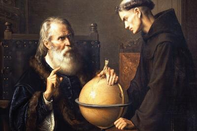 یادی از گالیله به مناسبت روز جهانی زمین | زمین هنوز به دور خورشید می‌چرخد آقای گالیله!