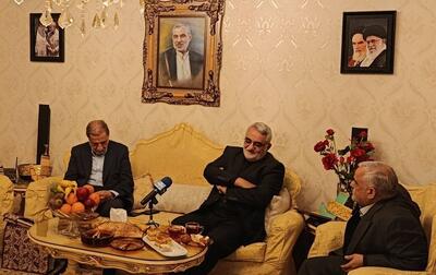  دیدار اعضای کمیسیون امنیت ملی مجلس با خانواده ی شهید شکست حصر یمن