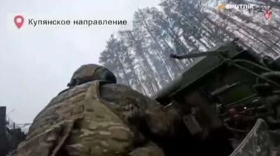  حملات توپخانه‌ای نیروهای روسی به مواضع اوکراین