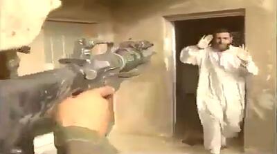 تصاویر لحظات آزادی مردم عراق توسط ارتش آمریکا