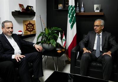 تاکید وزیر اقتصاد لبنان بر همکاری اقتصادی با ایران در دیدار با عراقچی - تسنیم