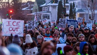 گسترش اعتراض‌ها در شهر مینیاپولیس آمریکا + فیلم