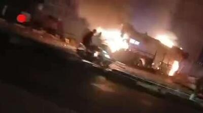  صدا و‌ سیمای ایران تصاویر جدید از ناآرامی های شب گذشته تهران منتشر کرد