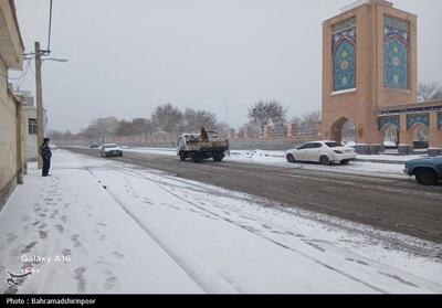 بارش برف و باران در نوار غربی کشور - تسنیم