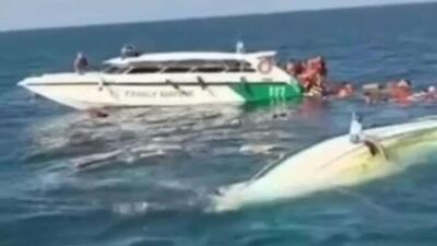  یک قایق حامل گردشگران روس زبان با یک کشتی ماهیگیری در پوکت در بخش جنوبی تایلند برخورد کرد