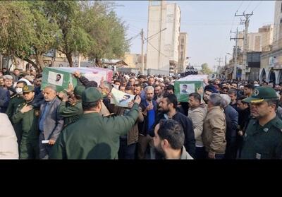 مراسم تشییع 2 شهید امنیت در شوشتر برگزار شد - تسنیم