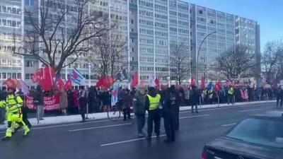  بزرگداشت بنیانگذاران حزب کمونیست آلمان در برلین
