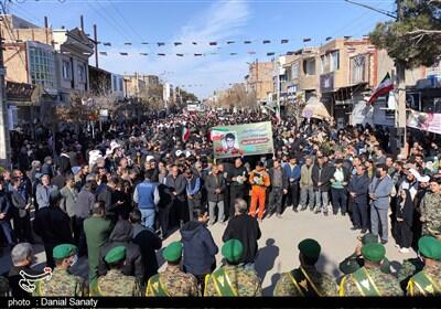 تشییع پیکر شهید امنیت در شهرستان خواف  عکس - تسنیم