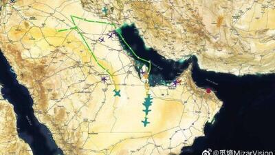  شواهد از خروج هواپیماهای سوخت‌رسان آمریکا از پایگاه هوایی العدید قطر خبر می دهد