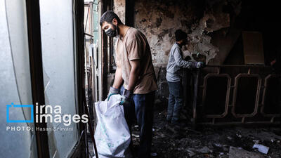 تخریب و آتش‌سوزی اموال شخصی و عمومی در تهران