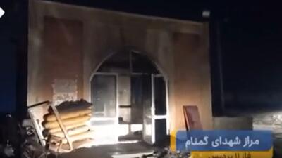 آتش اغتشاشگران در مزار شهدای پردیس