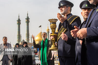 عزاداری خادمان کریمه اهل بیت(ع) در روز شهادت امام موسی الکاظم(ع)