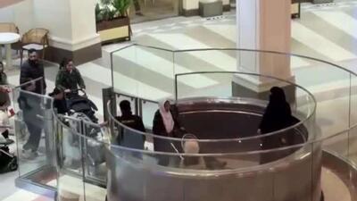  آسانسور پانورامای دایره‌ای جذاب در عربستان سعودی