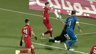 سیو تماشایی فرعباسی در مصاف تک به تک با هلیلوویچ