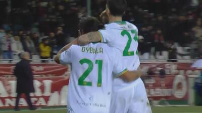 گل دوم رم به تورینو (دیبالا)