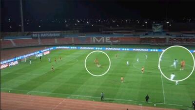 عدم اعلام آفساید قبل از گل مس به خیبر