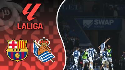 خلاصه بازی رئال سوسیداد 2 - بارسلونا 1