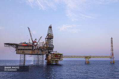  برداشت روزانه گاز از پارس جنوبی به ۷۲۷ میلیون مترمکعب رسید