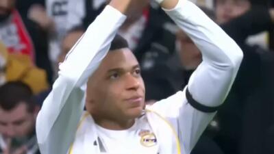 گل اول رئال مادرید به موناکو توسط امباپه