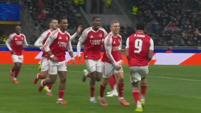 گل دوم آرسنال به اینتر توسط ژسوس