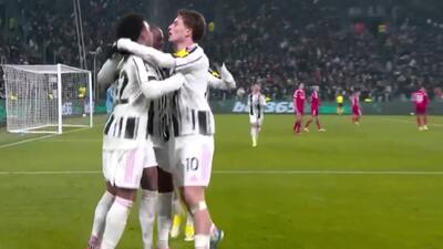 گل دوم یوونتوس به بنفیکا (مک‌کنی)