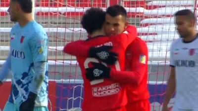 گل اول تراکتور به مس رفسنجان توسط حسین زاده