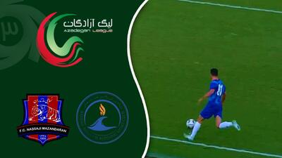 خلاصه بازی پالایش نفت بندرعباس 1 - نساجی 1