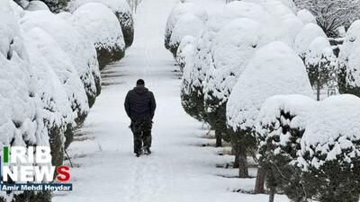  بارش برف زمستانی در تهران
