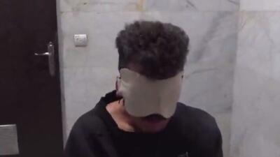  قاتل مامور یگان ویژه مقابل دوربین | تصاویری از لحظه دستگیری